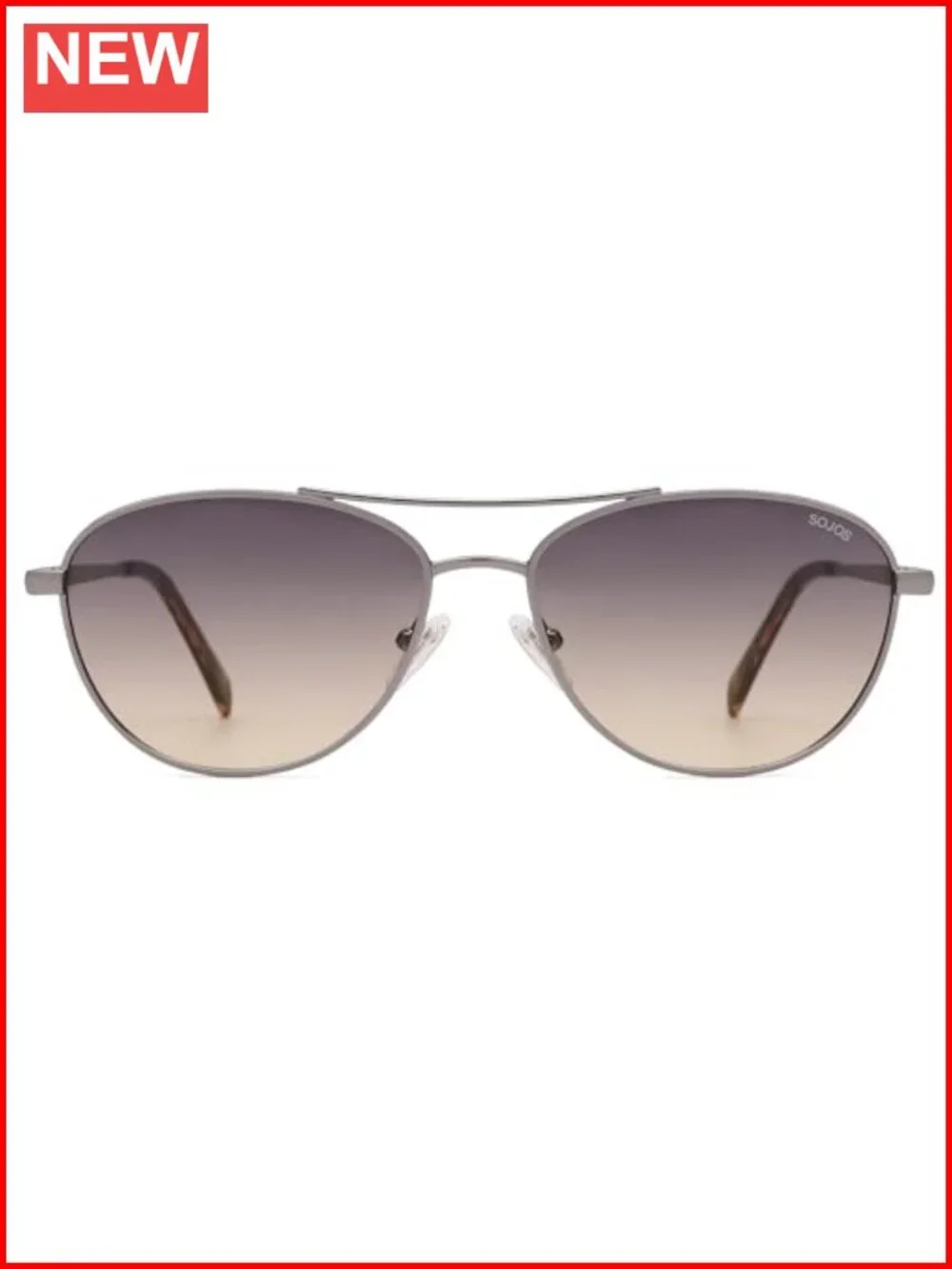 Retro Polarized Aviator Sunglasses Metal Frame UV Protection Unisex